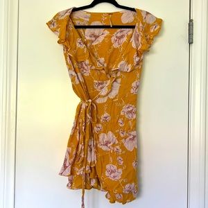 Free People Wrap Floral Dress